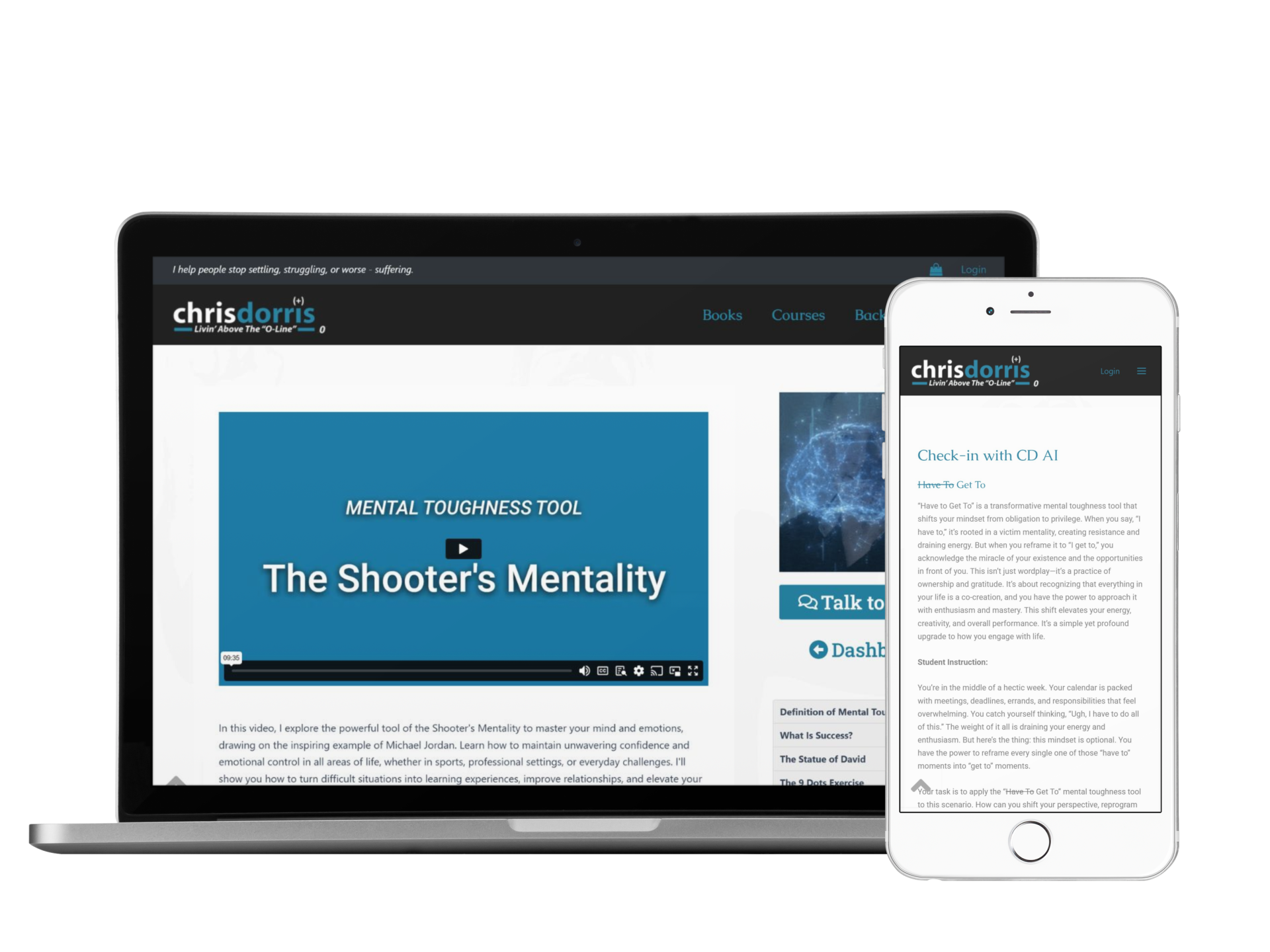 The Mental Toughness Toolbox - Course - Device Mockup 02